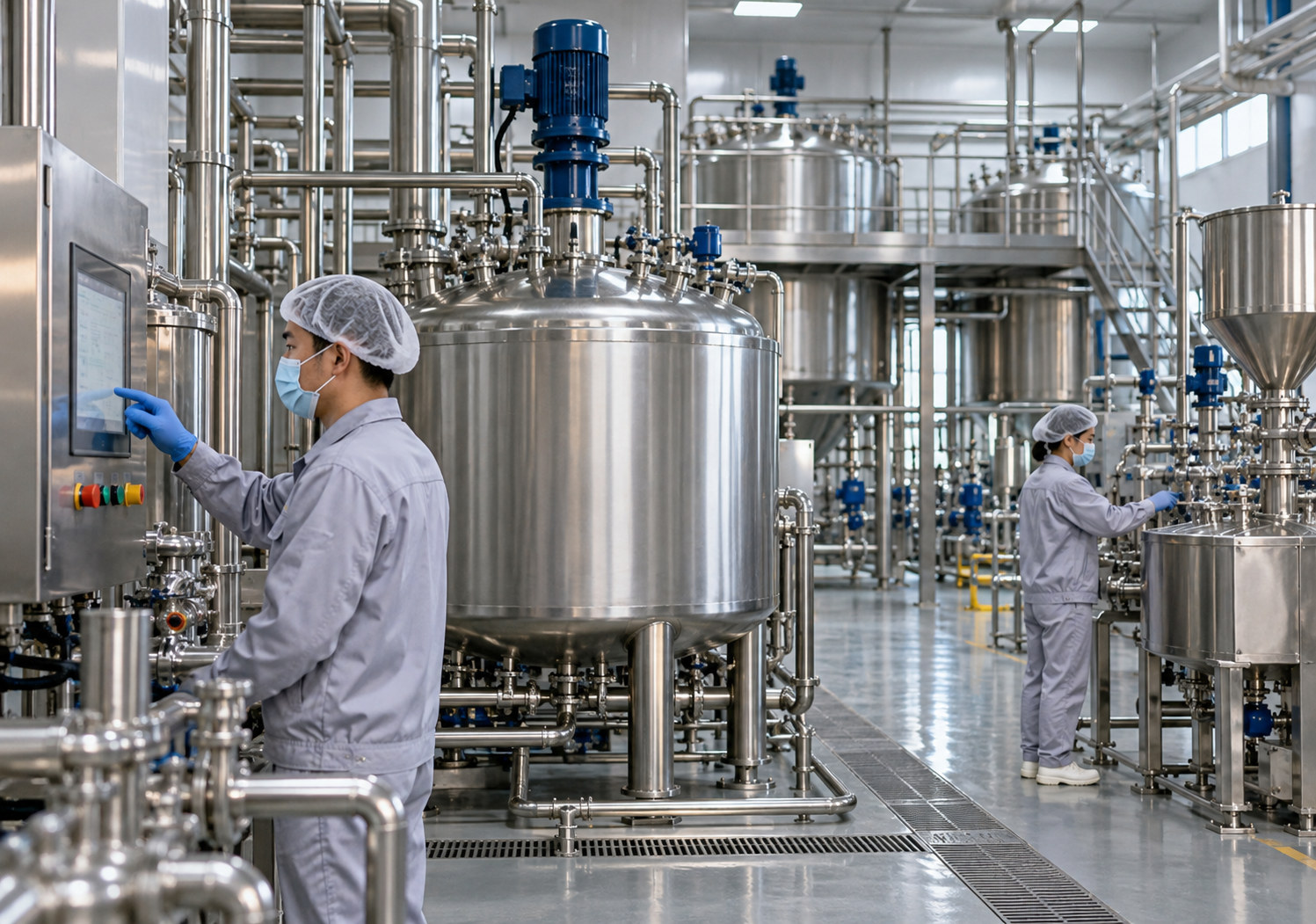 配方与批次生产现场